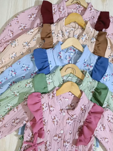 Oneset Rok Cargo anak Perempuan Model Terbaru Kekinian 1-11 Tahun