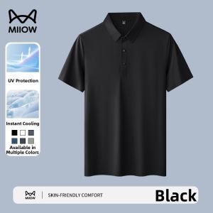 MiiOW | Ice Silk Sun Protection Polo Shirt