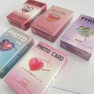 BLACKPINK Album Mini Truck Lisa Jin Zhini Park Caiying Kim Ji-Su Peripheral Pink and Black Laser Mini Truck Flash Card