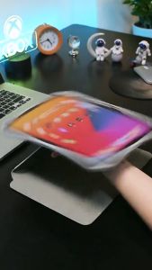 Doraemon360° rotation ipad casefor ipad Air6 Air4 air5 gen10 gen7 gen8 gen9 เคสไอแพด  Air11 Pro11 Gen5 gen6 Air1/2 pro12.9 pro13  rotatable stand Pink shell