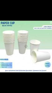 Cup Paper 12 oz Gelas Kertas Gelas Kopi (Isi 50 Pcs-CP12P)