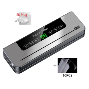 Electric Vacuum Sealer Dry/Wet Food Sealed Packaging Kitchen Food Storage Seal Built-in Cutter Knife 5100