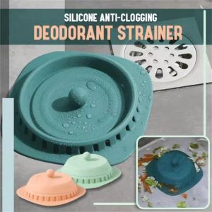 3Pcs Shower Drain Stopper Floor Drain Circle Silicone Plug Hair Catcher Cover with Suction Cups for Kitchen Sink Bathroom Tub