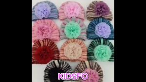 Turban Rajut Bunga Roses: Aksesoris Bayi Perempuan Berkualitas