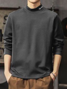 Winter Warm Tencel Fleece Half-high Collar Casual Loose Fit Top