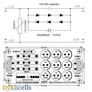 20A AC Power Filter DC Block Filtering DC Component Audio Isolation Overvoltage Surge Protection F/ Transformer Electrical Front
