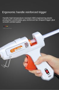70W Hot Melt Glue Gun with 7MM Transparent Glue Stick Mini Electric Temperature Gun Maintenance Tools