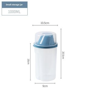 Waterproof Laundry Detergent Storage Box Soap Powder Container Sealable Bin Household Baking Soda Box Plastic Universal Holder