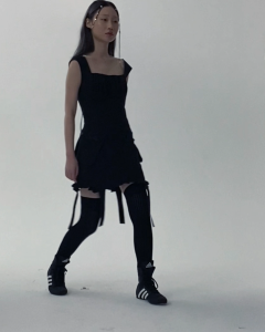 LOOKthatPEOPLE Ruffled Backless Dress