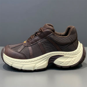 European Style Dad Shoes Mens 2025 New Tire Design Thick Bottom Heightening Breathable Sports Casual Shoes