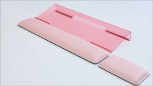 Computer Keyboard Wrist Rest Bracket Memory Foam Keyboard Wrist Rest Set Non-Slip Silicone Base pergonomic and Convenient Typing pain Relief