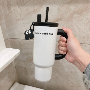 Cốc Nước Cách Nhiệt Ice King Cỡ Lớn Có Tay Cầm Cốc Nước Văn Phòng Có Ống Hút Dành Cho Nữ Cốc Nước Bằng Thép Không Gỉ 316 Dung Tích 700ml