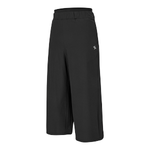 Double Waist 8/10 Length Wide Leg Trousers