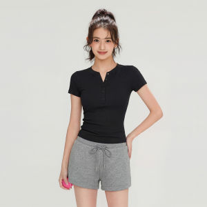 aziztas | Henri Neck Slim Fit Breathing Fitness Shirt