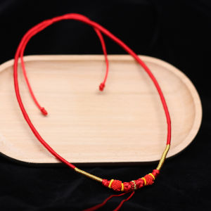 Handmade Adjustable Length Rope Color Options Adult Children Silver Lock with Rope Fashion Jewelry DIY Accessories