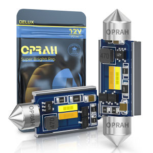 ✅Oprah 2PCS Festoon LED 31MM Bulb for Car Interior Dome Light Room Light Reading Light Ceiling Light Trunk Light 12V C5W 36MM 39MM 41MM Auto Roof Light Map Light Door Light 3 Colors[💙Ice Blue💛Warm White🤍White]