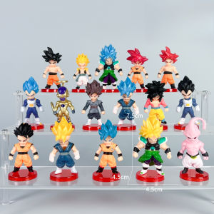 TOPTOY | Dragon Ball Z Super Saiyan Son Goku Anime Figure Son Gohan Vegeta Broly Piccolo Majin Buu Set Action Figurine Model Gifts Toy