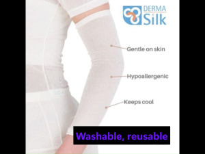 DermaSilk Tubular | Arm Sleeves | Leg Sleeves for Adult ( 2 pieces ) for Eczema Dermatitis Protection Sleeves Breathable