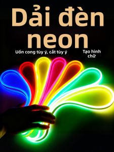 YUANMUXUAN | Dải Đèn LED Neon Mềm Dẻo Bảy Màu Chống Nước