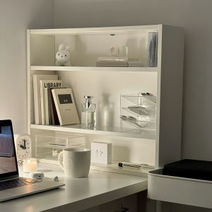 OYIla | Decorative Corner Desk Organizer 3 Shelves