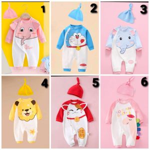 Body Dài Tay cho Bé mẫu quần áo trẻ em sơ sinh hình Thú chất Mềm Mịn từ 3-12kg