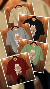 GET FASHION - KAOS LABUBU T SHIRT LABUBU BLUS KAOS OVERSIZE KAOS COTTON COMBED BLUS JUMBO