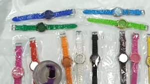 Waterproof Watch Geneva Three-eye Silicone Watch Fashion Popular Style Womens Watch For Student