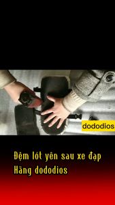 Đệm nệm yên ngồi ghế sau xe đạp loại dày dặn chất lượng - Chính hãng dododios