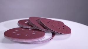 100pcs 5inch 8 Holes Round Sanding Disc Sandpaper Orbital Sander Hook loop Sand Paper 120/240/320 Grit