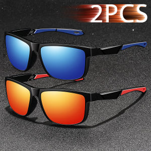 2PCS Fashion UV400 Men Women Running Mountaineering  Sunglasses Bicycle MTB Eyewear Outdoor Sport protective glasses