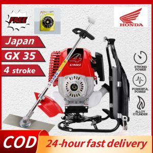 Japan HONDA Easy-start GX35 4-Stroke Portable Backpack Style Multi-functional Gasoline Grasscutter 45CC portable trimmer garden tool brush grass trimmer