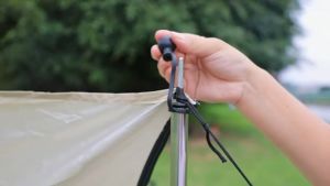 Altitude Waterproof Camping Tarp: 3x3 Ripstop PU Coating & 19 Tie Down Loops