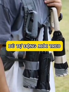 🌂 Dù Bấm Tự Động Size Lớn 125cm Viền Phản Quang Kingbrella - Ô Gấp Gọn Có Móc Treo Vải 2 Lớp Chống UV Chống Gió Mạnh