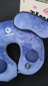 OGAWA Tinkle-X Music Vibration Massage Pillow with Sleep Eye Mask