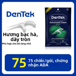 Dentek | Dây chỉ răng menthol siêu mảnh chứa fluoride