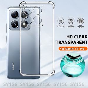 เคส Xiaomi 14T 13T Pro Xiaomi14TPro Xiaomi13TPro Xiao Mi 14T 5G เคสใสโปร่งแสงเคสกันกระแทกฝาหลังนิ่มป้องกันการตก