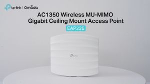 TP-Link EAP225 AC1350 Wireless MU-MIMO Gigabit Ceiling Mount Access Point