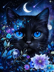 Jigsaw Puzzle for Adults 500/1000/1200/2000PCS Cat Moon Landscape Artwork Mindful Game Stress Relief Decor Gift