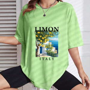 Limoncello Amalfi Coast Italy Art Print Iron-on Transfer For Clothing/Bags DIY Washable T-shirts Thermal Stickers Design Patches