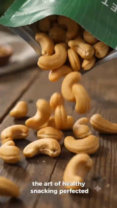 Ketogenius Kitchen Roasted Cashew (Unsalted) 250g - Slow Roasted Healthy Snack Natural