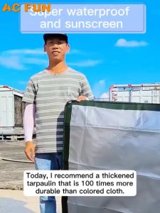 ACFUN Trapal waterproof Motorcycle Heavy Duty Outdoor Sunscreen Tarpaulin PE Outdoor Rain Cover Protection Garden PlantA