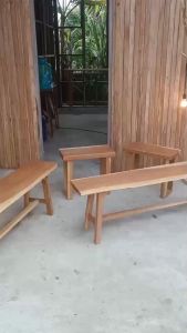 ม้านั่งไม้เต็งแผ่น (KDAUZ) รวม 5 ประเภท เก้าอี้ไม้ เก้าอี้ยาว เก้าอี้สนาม และเก้าอี้ม้า - ที่มีคุณภาพและเป็นตัวตนเพื่อการสวรสิทธิ์และเป็นตัวเทียบความสมดุล