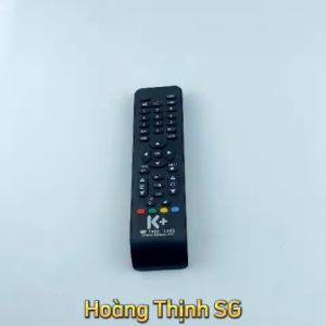 Remote điều khiển đầu thu truyền hình số vệ tinh HD K+ kplus 2018 điều khiển tivi đầu thu K+ HD Chảo - Tặng kèm pin