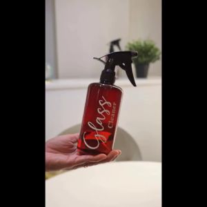 Botol Spray Coklat dengan Stiker