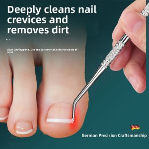 IMLUCKY | Nail Cleaner for Ingrown Toenails Stainless Steel Double-Ended