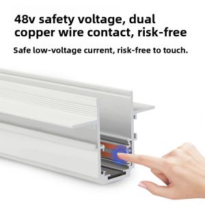 WANLIYANG | White Borderless Magnetic Track LED Light