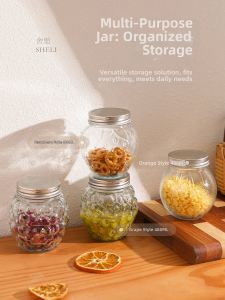 SHELI | Attractive Glass Storage Canister Food Preservation Container