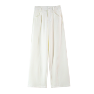 PIAOYA | High Waist Leisure Straight Leg Trousers