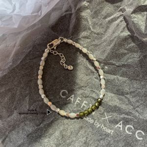 CAFFTI | Natural Stone Blue Pearl Style Bracelet for Women