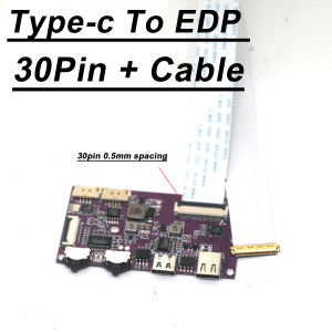30PIN 40PIN USB Type-c To EDP Driver Board EDP Signal LED LCD Projection Screen 2K 4k Portable LCD Display Screen 60HZ~240HZ